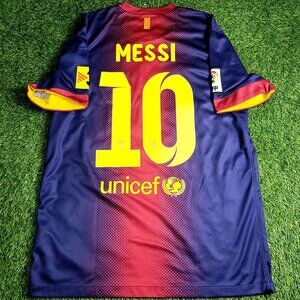 Messi Barcelona 2012 2013 Soccer Jersey M SKU# 478323-410
